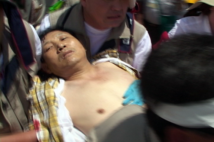 [영상속보]칸쿤시위중 한국농민 이경해씨 자살
