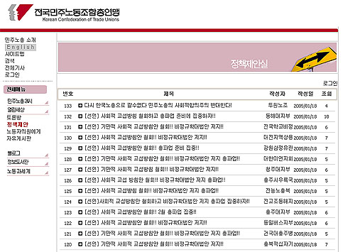 ‘사회적 교섭(안)’ 반대 연서명 줄이어