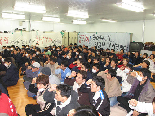 파업 18일, 비정규노조 옥죄는 현대차ㆍ협력업체