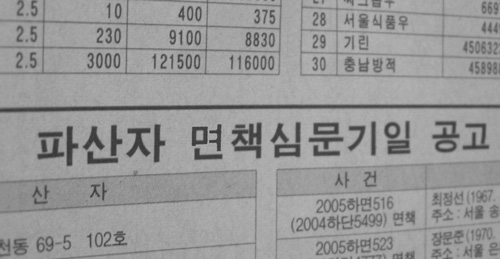 [파산을 선언하자] 파산 선언! 전국적 의제로