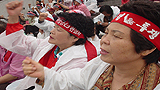 [2005세계여성대행진] “최임위 결정, 여성노동자 임금 오히려 삭감하는 것”