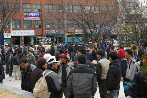 화물연대, “삼성이 나서지 않으면 문제해결 안돼”