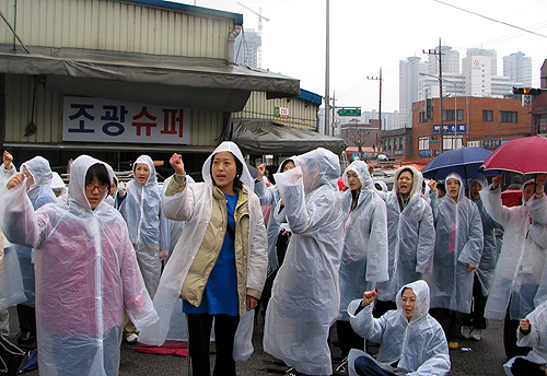 KTX지부, “정부여당이 해결하라” 열린우리당 항의방문