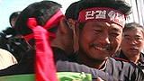 건설노조 올림픽대교 고공농성 44일만에 마무리