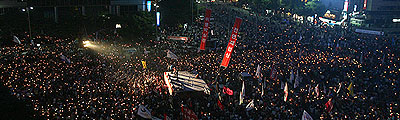 08년 촛불, 87년과의 단절과 새로운 민주주의 쟁취의 시작