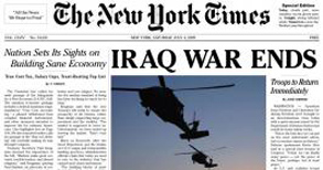 뉴욕타임스(NYT), \”이라크전 끝났다\”?
