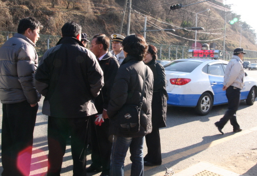 울산동구청 미포 농성장 강제철거