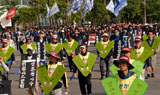 발레오공조코리아 노동자들 1400리 전국 도보행진 돌입