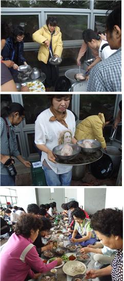 [일터] [11년 7월 – 사진으로 보는 세상] 아주대 청소노동자들과 함께 따뜻한 밥 한 끼