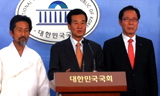 권영길, 강기갑, 천영세 참여당 반대 호소에 이정희 맞불