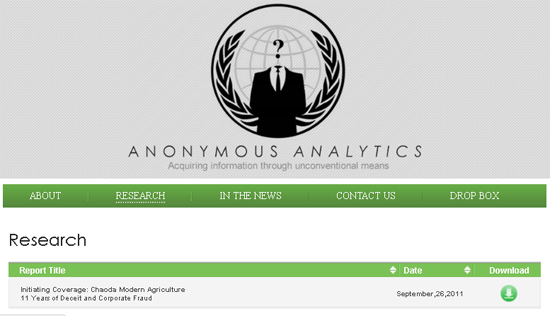 국제해커집단 ANONYMOUS, ‘해킹 언론’을 시작하다