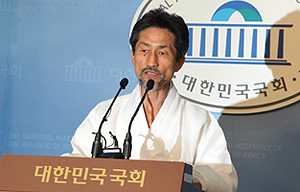 강기갑 분당 선언…“구당권파와 협상 끝”