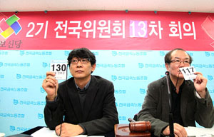 진보신당, 11월 1일 대선 대응방침 가닥