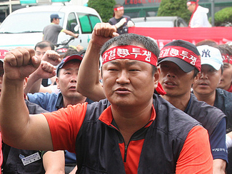 박현제 현대차 비정규직 지회장 연행