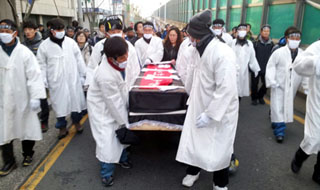 한진중공업, ‘158억 손배’ 문제로 조인식 지연