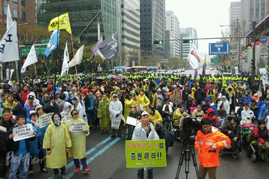4.20 장애인차별철폐 투쟁…5대요구 쟁취 결의