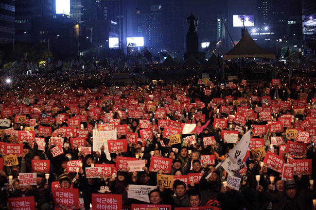 박근혜 퇴진 4차 범국민행동, 전국 100만 결집