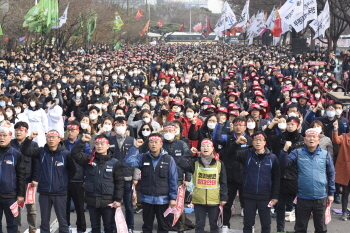 민주노총 ‘탄력근로제 확대 반대’ 전국 집회