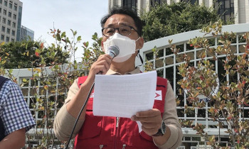 “생계요?” 그가 헛헛이 되물었다…추석 앞둔 이스타 노동자의 피켓