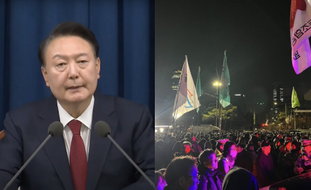 하룻밤의 비상계엄… “반민주 폭거”, “윤석열을 체포하라”