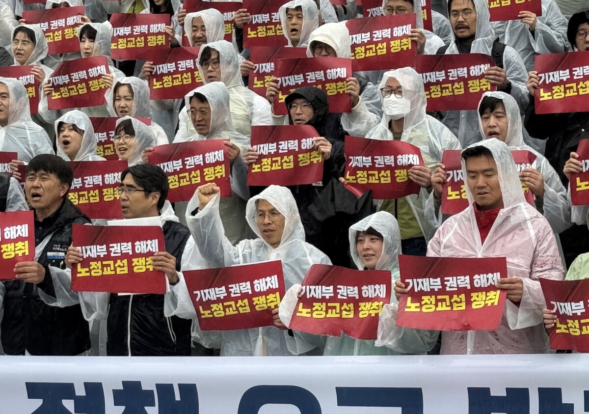 양대노총 공공부문 손잡고 대선 정책 요구…권영국 후보 “모두 수용한다”