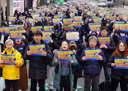 6년 미이행 정규직화, 정부 결단 촉구 건보고객센터지부장 단식